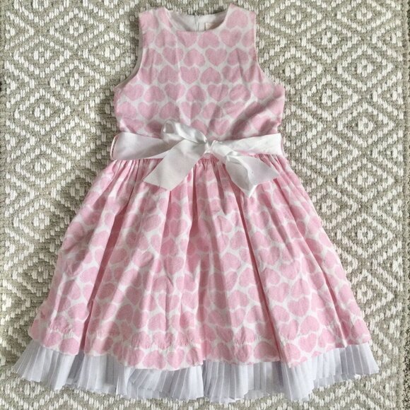 Mademoiselle Charlotte Couture Pink Heart Dress
